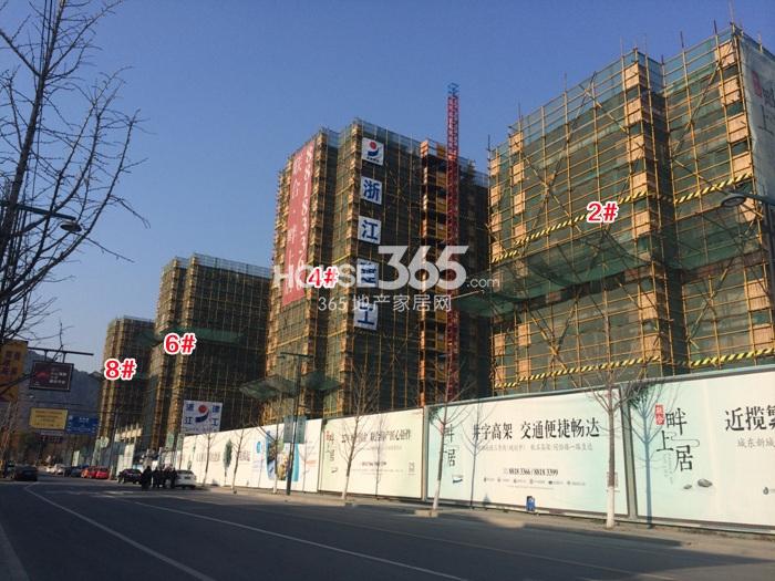 2015年2月联合畔上居项目实景--2、4、6、8号楼