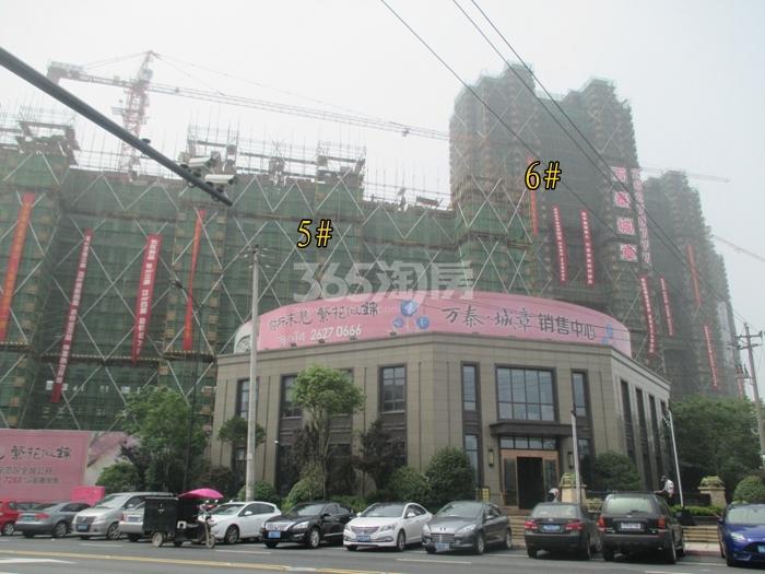 万泰城章项目5、6号楼施工进程图（2015.6）