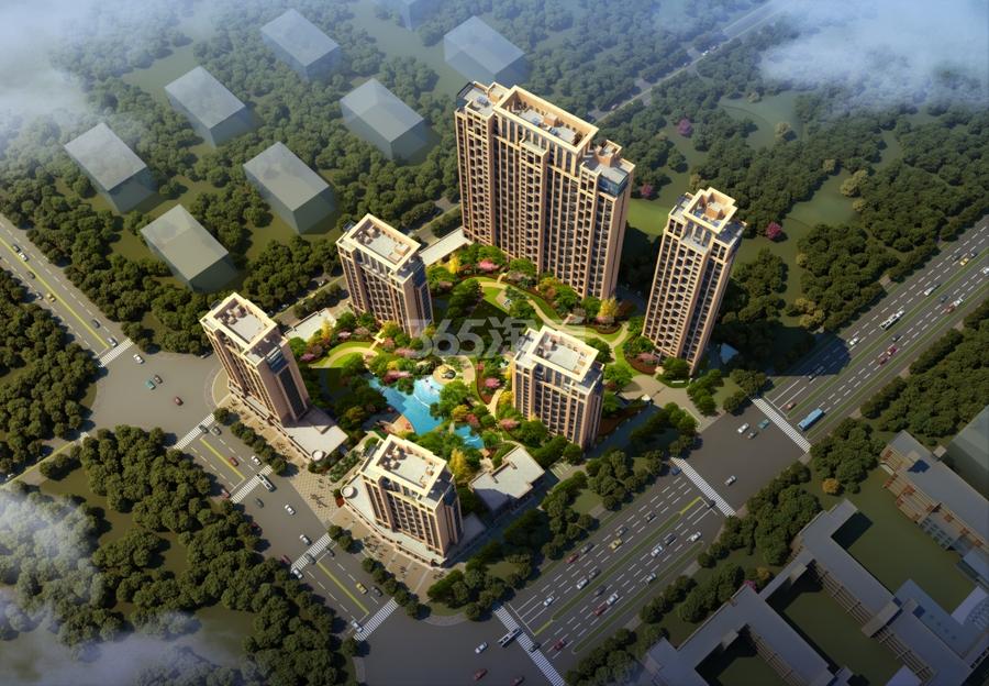 百翘香江鸟瞰图