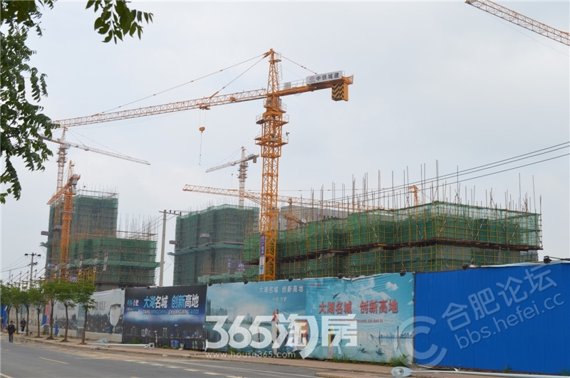中国铁建青秀城7月工程进度（2015.7.17）