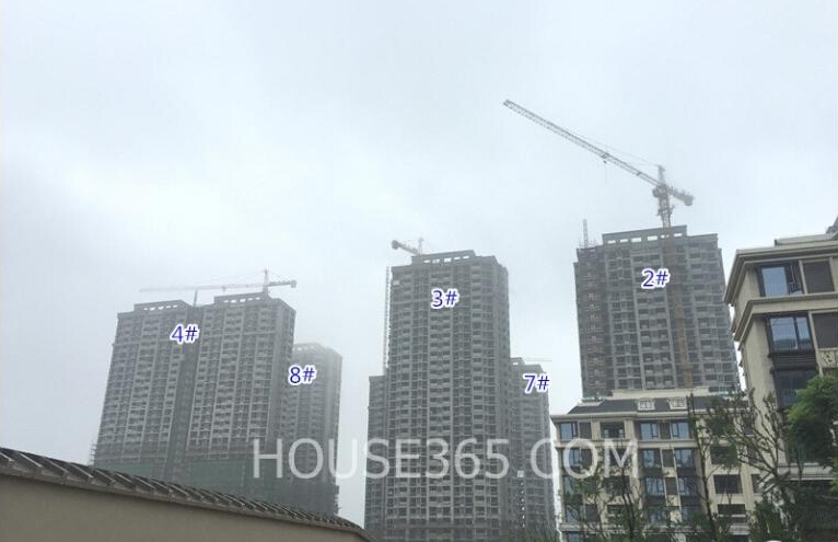 银亿东城十一街区的高层实景图（7.19）