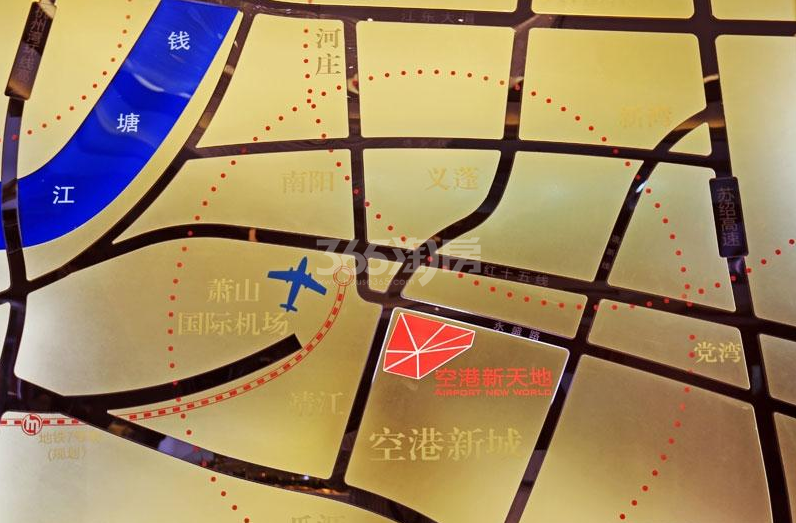 空港新天地交通图