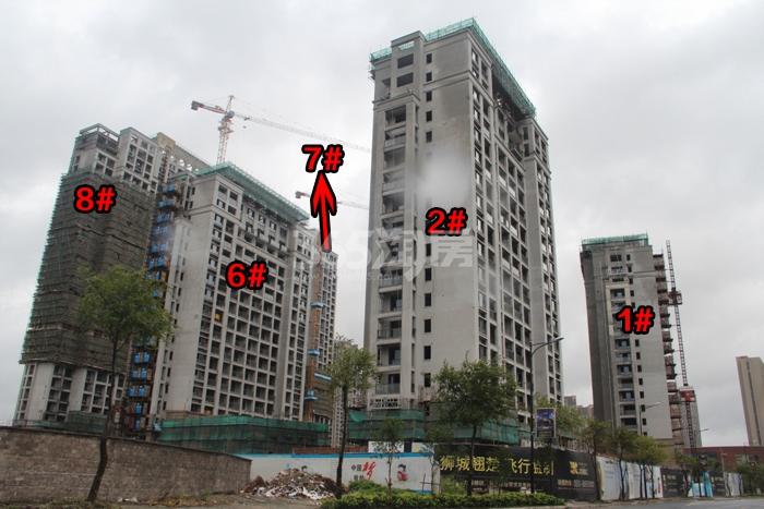百翘香江1、2、6-8施工实景图 2015.10摄