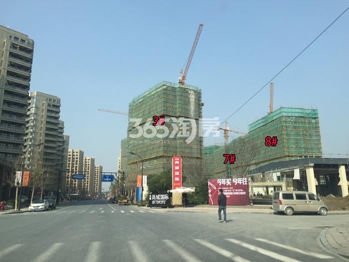 天阳尚城国际三期3、7、8号楼实景图 2016年1月摄