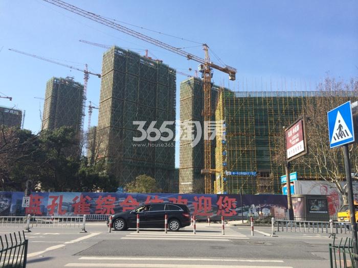 2016年2月复地壹中心项目周边蓝孔雀综合体
