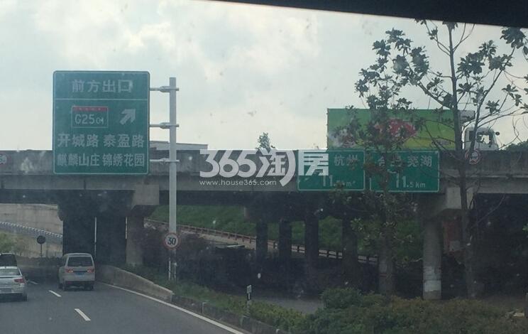 银亿东城附近S122道路现状实景图（6.20）
