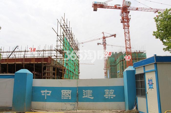 西房余杭公馆项目1-3号楼施工进程（2017.8）